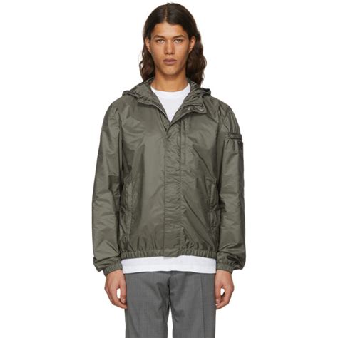 prada green nylon jacket|Prada nylon jacket sale.